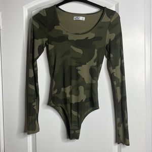 Hollister camouflage bodysuit
